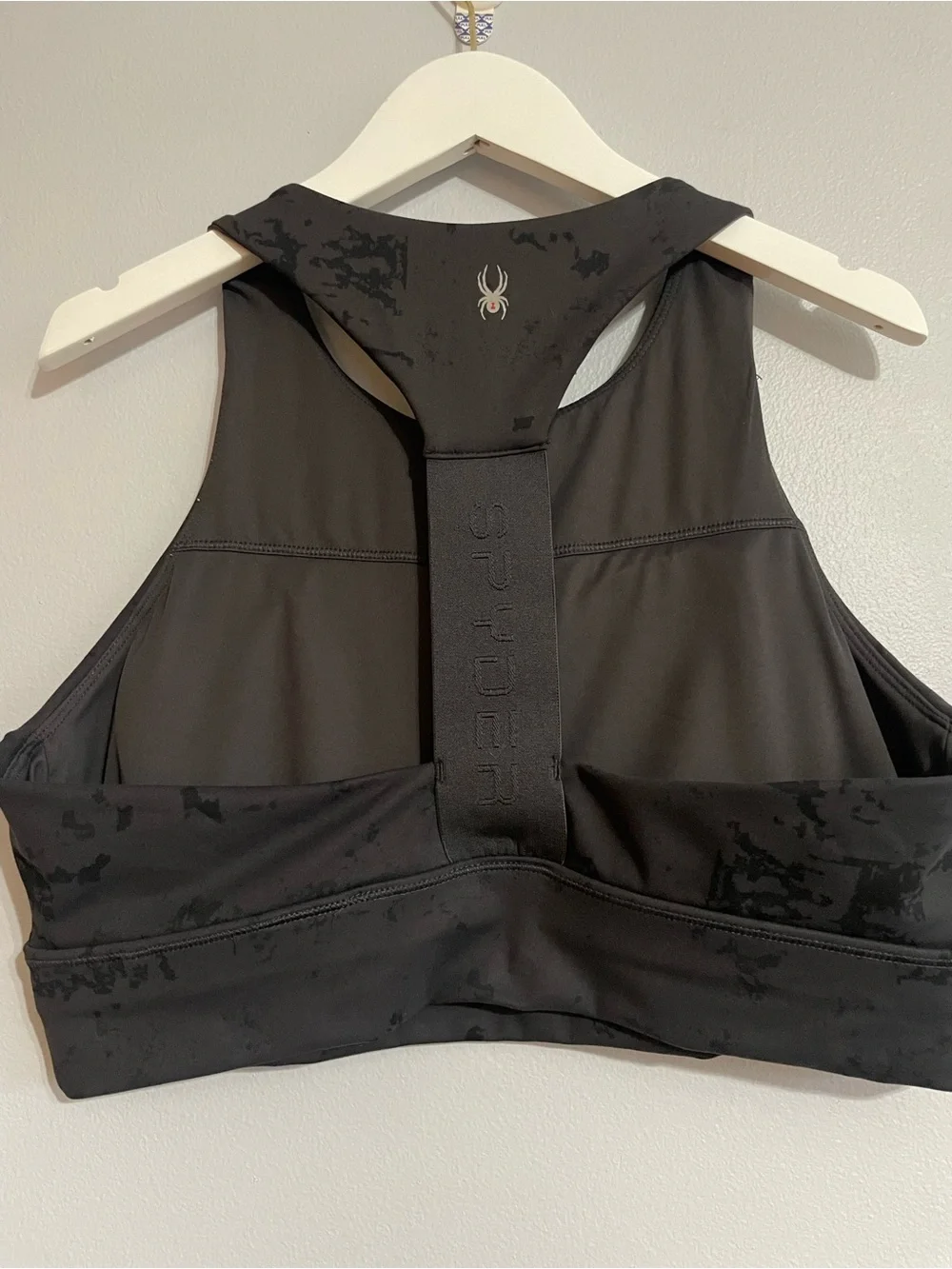 Spyder Black High-Neck Athletic Sports Bra
